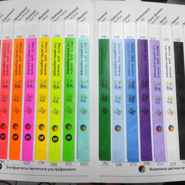 Custom Tyvek Wristbands with Logo