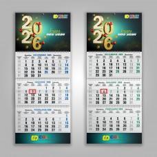 Calendar 3 blocuri